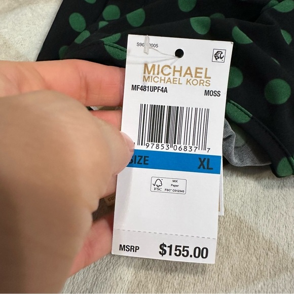 MICHAEL MICHAEL KORS
Polka Dot Stretch Matte Jersey Midi Dress - Picture 4 of 4